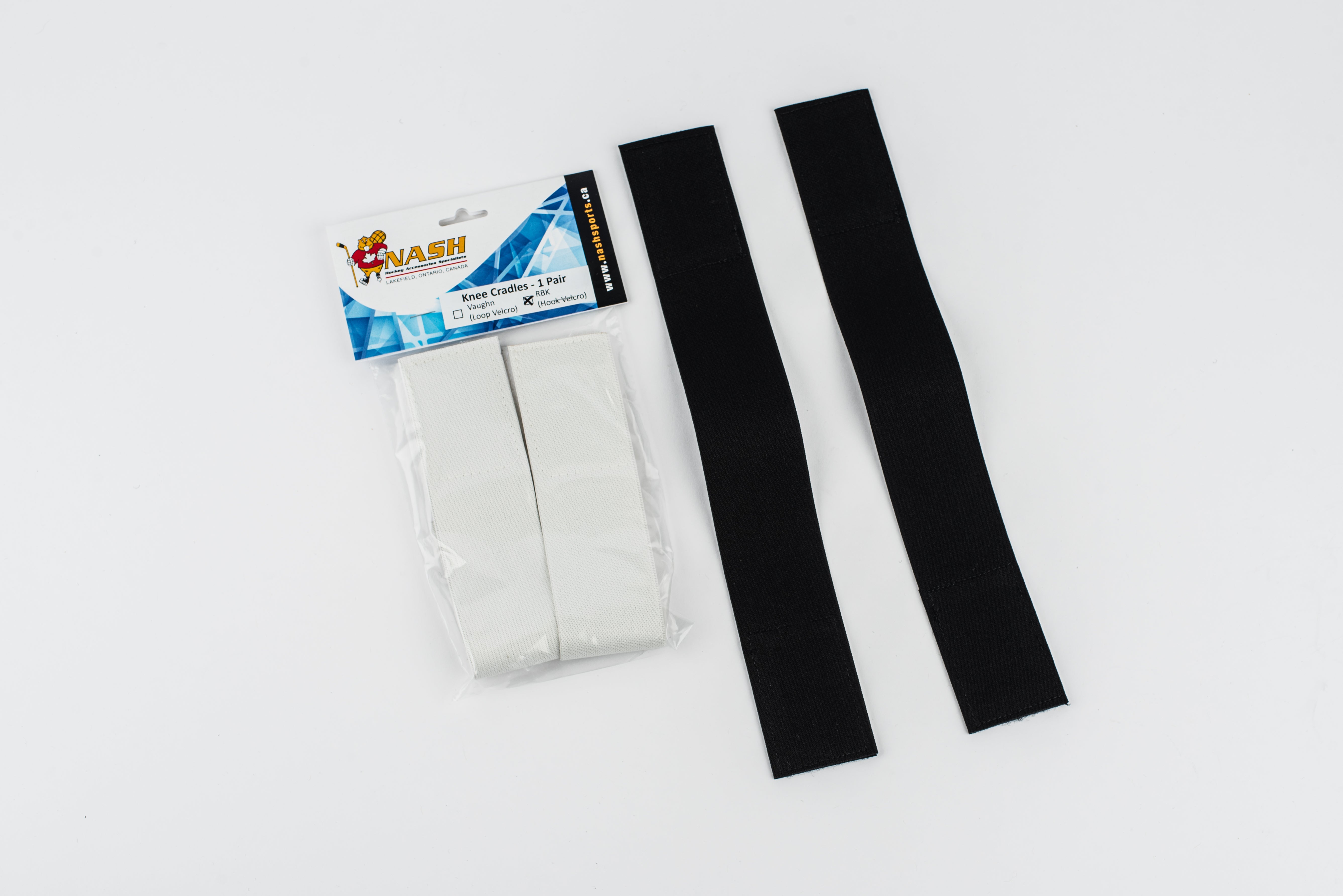 Nash 34" Leather Goalie Pad Straps - Pair Of Replacement Leg Straps For Hockey Goalie Equipment